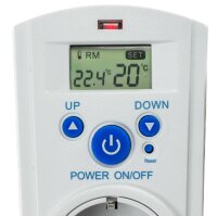 Steckdosen-Thermostat "ST-35 digi" - max. 3500W, 5-30&deg;C, EIN/AUS/AUTO, 230V