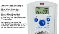 Steckdosen-Thermostat "ST-35 digi" - max. 3500W, 5-30&deg;C, EIN/AUS/AUTO, 230V