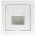 DELPHI LED-Einbauleuchte "COB" wei&szlig; - 80x80mm, 3000k, warmwei&szlig;, 55 Lumen