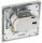 DELPHI LED-Einbauleuchte "COB" wei&szlig; - 80x80mm, 3000k, warmwei&szlig;, 55 Lumen