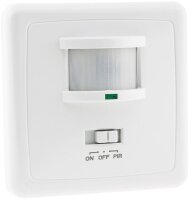 Unterputz PIR-Bewegungsmelder 160&deg; - LED geeignet,...