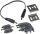 LED Unterbauleuchte "CT-FL50" 50cm - 533lm, 5 Watt, 3000K / warmwei&szlig;
