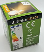 LED Strahler GU10 "H50 COB" - 3000k, 440lm, 230V/5W, warmwei&szlig;
