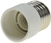 Lampensockel-Adapter, Kunststoff - E27 auf E14