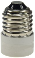 Lampensockel-Adapter, Kunststoff - E27 auf E14
