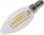 LED Kerzenlampe E14 "Filament K4" - 3000k, 400lm, 230V/4W, warmwei&szlig;