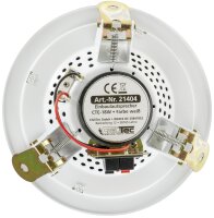 Einbaulautsprecher "CTE-18w", wei&szlig; - &Oslash; 179mm, 80 Watt, 8 Ohm