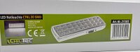 LED Notleuchte "CTNL-30 SMD" 205x65x30mm - Lithium Akku 3,7V/1200mAh, nur 2W
