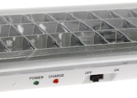 LED Notleuchte "CTNL-90 SMD" 500x95x60mm - Lithium Akku 2x 3,7V/2200mAh, nur 9W