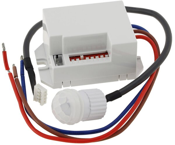 Einbau-Bewegungsmelder "CT-PIR Mini" - 230V, 800W, &Oslash; 15mm, LED geeignet, wei&szlig;