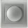 DELPHI Dimmer f&uuml;r LED Lampen - 250V~/ 3-60W, inkl. Rahmen, UP, silber