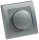 DELPHI Dimmer f&uuml;r LED Lampen - 250V~/ 3-60W, inkl. Rahmen, UP, silber