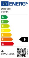 LED Strahler GU10 "H55 SMD" - 120&deg;, 3000k, 444lm, 230V/4W, warmwei&szlig;