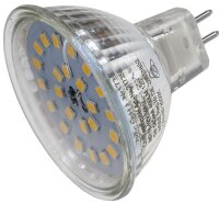LED Strahler MR16 "H55 SMD" - 120&deg;, 4000k, 440lm, 12V/5W, neutralwei&szlig;