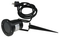 Gartenleuchte "CT-GS10", schwarz - 230V, 1,5m...