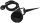 Gartenleuchte "CT-GS10", schwarz - 230V, 1,5m Kabel+Erdspie&szlig;, GU10 Fassung