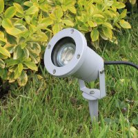 Gartenleuchte "CT-GS10", silbergrau - 230V,...
