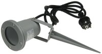 Gartenleuchte "CT-GS10", silbergrau - 230V,...