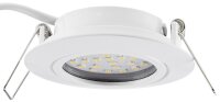LED-Einbauleuchte "Flat-26" neutralwei&szlig; - 80x26mm, 3W, 390lm, wei&szlig;es Geh&auml;use