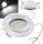LED-Einbauleuchte "Flat-26" neutralwei&szlig; - 80x26mm, 3W, 390lm, wei&szlig;es Geh&auml;use