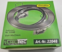 Einbaustrahler "ST-88 Eco" schwenkbar - f&uuml;r 50mm Leuchtmittel, Chrom matt