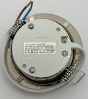 LED-Einbauleuchte "Flat-32" neutralwei&szlig; - 80x32mm, 5W, 590lm, Edelstahl geb&uuml;rstet
