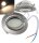LED-Einbauleuchte "Flat-32dim" warmwei&szlig; - 80x32mm, 5W, 590lm, Edelstahl geb&uuml;rstet