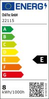 LED Stiftsockel G9, 8W, 880lm - 330&deg;, 230V, 3000K, warmwei&szlig;