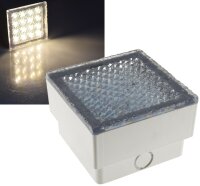 LED Pflasterstein "BRIKX 10" warmwei&szlig; -...