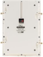 Einbaulautsprecher "CTE-34E",eckig, wei&szlig; - 2-Wege, 287x197mm, 120 Watt
