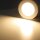 LED-Einbauleuchte "EBL-HV65w", wei&szlig; - 230V, 2W, 2900K, 230lm, warmwei&szlig;