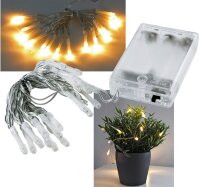 LED Batterie-Lichterkette "CT-BK20" 2m -...