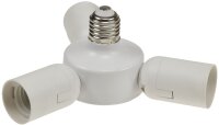 E27-Fassung "Triple", 3-fach Adapter - auf 3x...