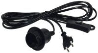 Netzkabel mit Schalter und E27 Fassung - 1,4m + 2m lang,...