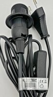 Netzkabel mit Schalter und E27 Fassung - 1,4m + 2m lang,...