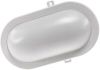 LED Oval-Armatur "FRL-O 12" IP44 - Feuchtraum-Leuchte, 13W, 940lm, 3000K