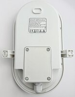 LED Oval-Armatur "FRL-O 12" IP44 - Feuchtraum-Leuchte, 13W, 940lm, 3000K