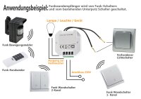 Funk-Empf&auml;nger WS f&uuml;r "Pilota Casa" - max. 2000W, ERG&Auml;NZT einen Schalter