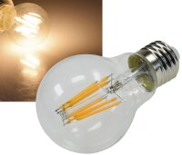 LED Gl&uuml;hlampe E27 "Filament G60k" klar -...
