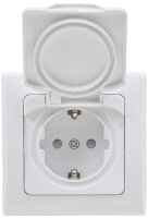 DELPHI Schutzkontakt-Steckdose IP44 - 250V~/ 16A, inkl....