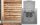 DELPHI Schutzkontakt-Steckdose IP44 - 250V~/ 16A, inkl. Rahmen, UP, silber