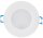 LED-Einbauleuchte "Flat-30 FR-R" 3000K - &Oslash;85x30mm, 5W, 590lm, IP44, rund, wei&szlig;