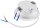 LED-Einbauleuchte "Flat-30 FR-R" 4200K - &Oslash;85x30mm, 5W, 500lm, IP44, rund, wei&szlig;