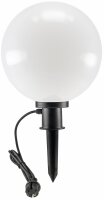 Garten Kugelleuchte Erdspie&szlig; "CT-GL30cm" - IP44, 230V, 1,5m Kabel, E27 Fassung