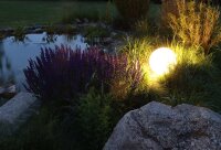 Garten Kugelleuchte Erdspie&szlig; "CT-GL30cm" - IP44, 230V, 1,5m Kabel, E27 Fassung