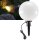 Garten Kugelleuchte Erdspie&szlig; "CT-GL30cm" - IP44, 230V, 1,5m Kabel, E27 Fassung