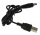Anschlusskabel USB auf Hohlstecker, 1m - USB A auf 5,5 / 2,1mm