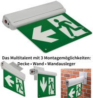 LED Fluchtwegleuchte "NL-8 Multi" -...