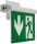 LED Fluchtwegleuchte "NL-8 Multi" - Erkennungsw. 25m, IP20, Decken+Wandmont.