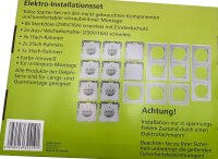 DELPHI Starter-Kit, 16-teilig "PRO",wei&szlig; - 8x Steckdose, 2x Schalter, Klemmanschlu&szlig;